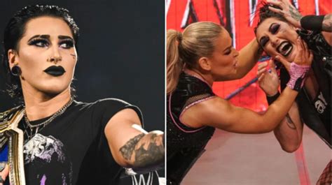 WWE: Rhea Ripley inner lip piercing ripped out during brutal